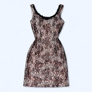 Y2K Pink Lace Mini Dress by Sean Collection!